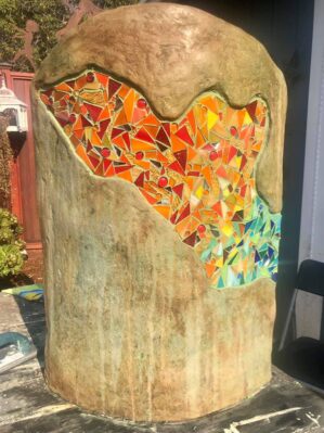 EverStain-acid-stain-Concrete-Mosaic-Sculpture-Avocado-Azure-Coffee-Desert-Seagrass-finished