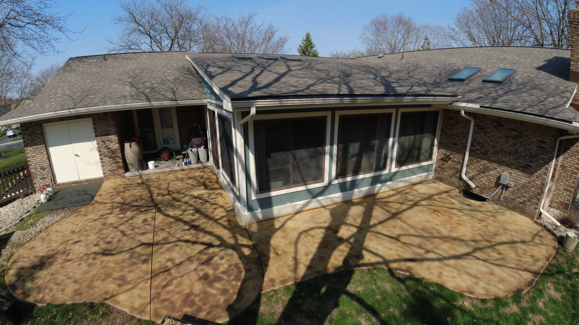 Acid Stain Application