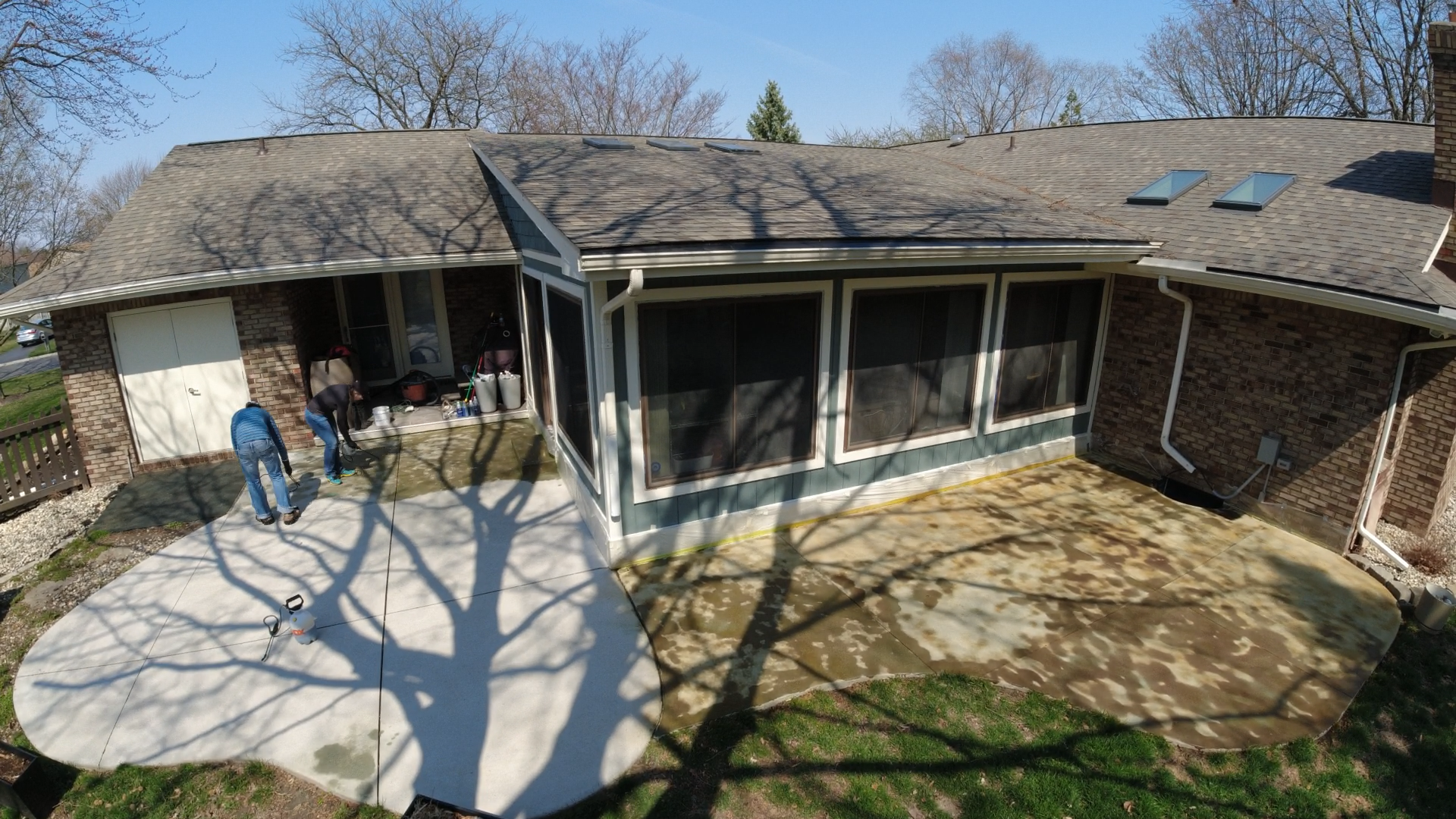 Acid Stain Application