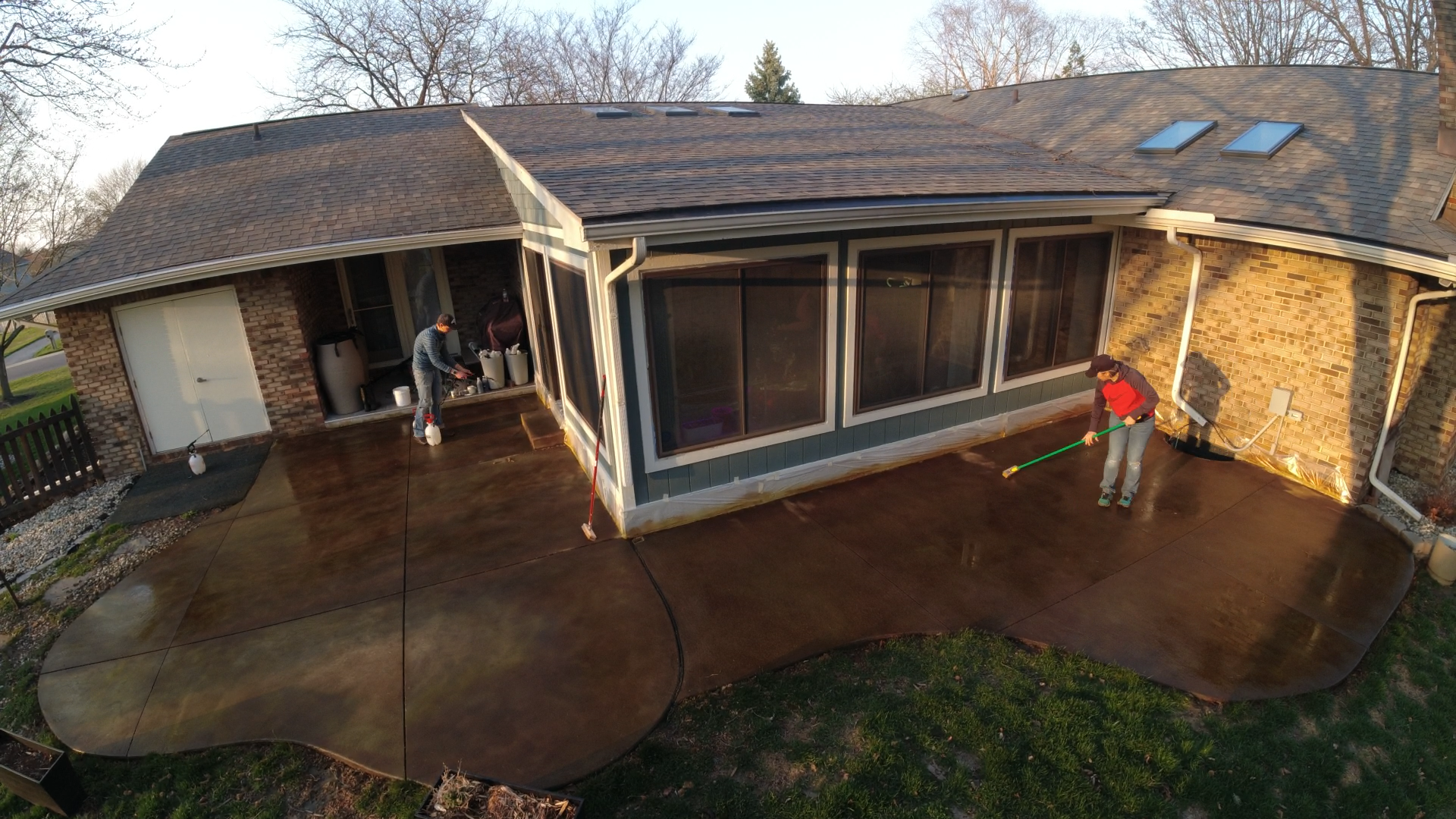 Neutralizing Acid Stain