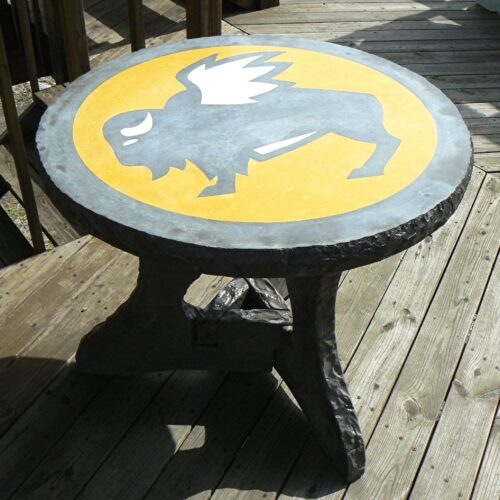 Charcoal Buffalo Concrete Table Design