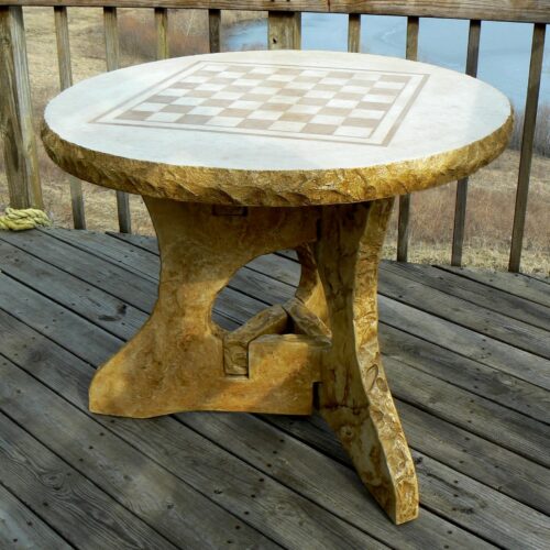 Concrete Chess Table