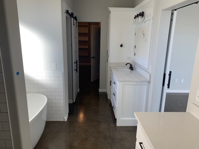 Stormy Gray and Charcoal Vibrant Dye Sealed with Water-Based Acrylic Sealer and Floor Wax