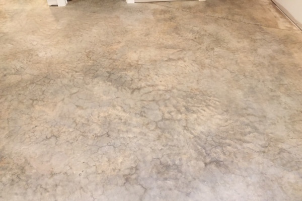 Basement Concrete Floor - Before