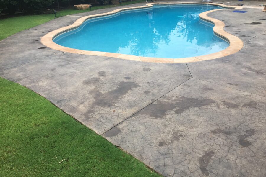 Before+EasyTint+Chocolate+Concrete+Pool+Deck