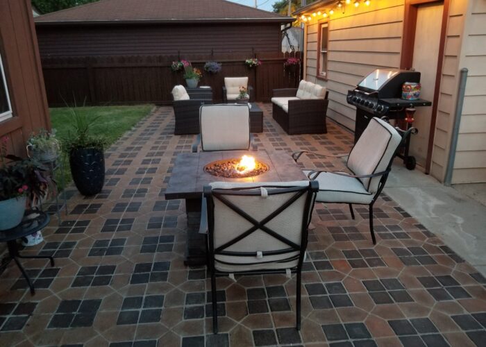 Acid Stained Concrete Pavers