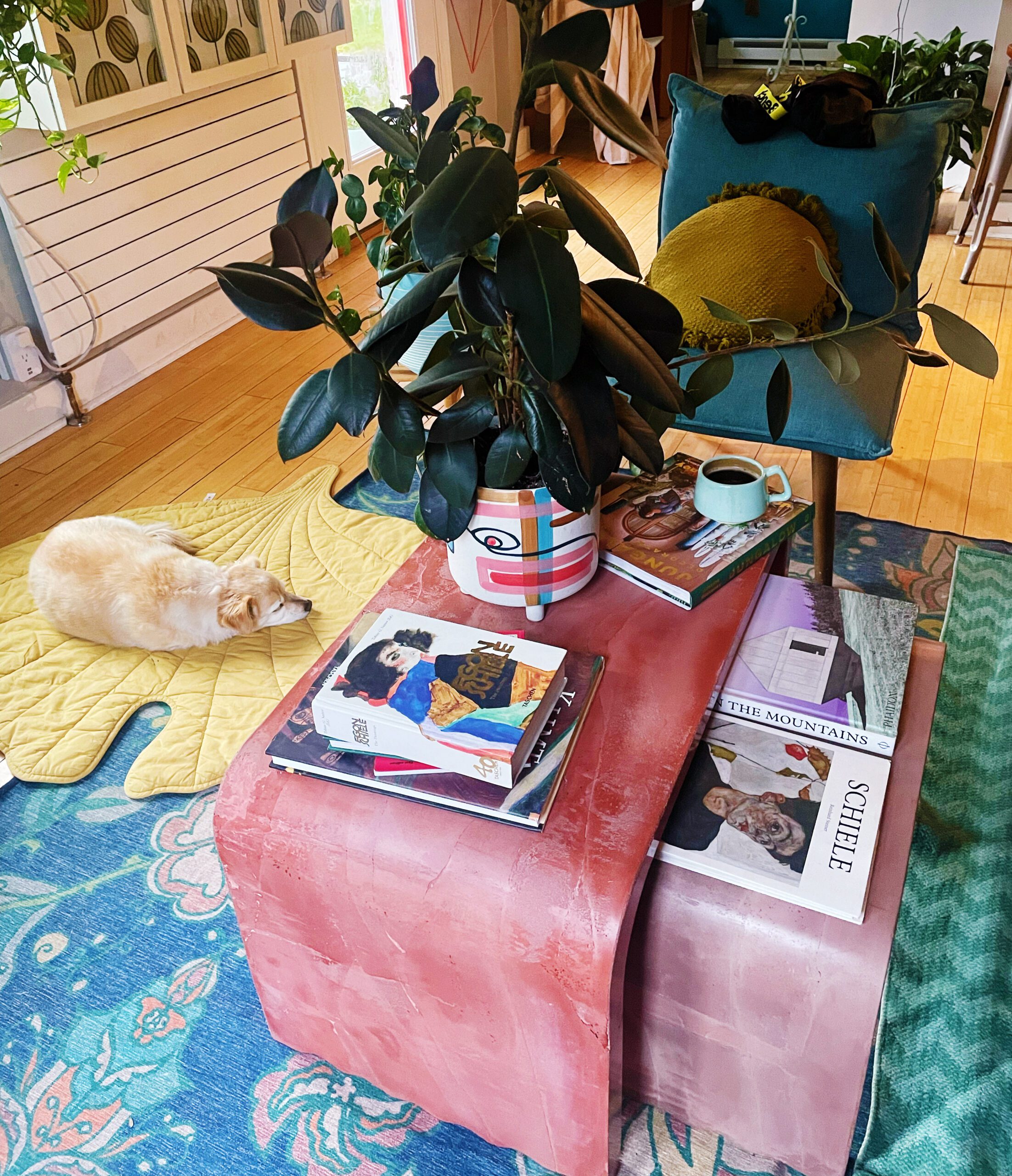 concrete tables for a Furniture Design Exhibit