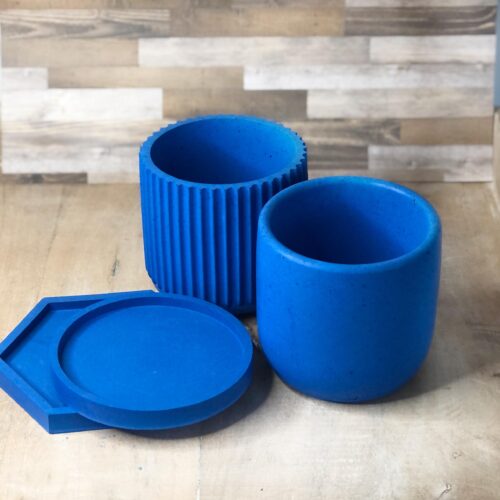 Cobalt blue - Candle holders by Nicole Cox