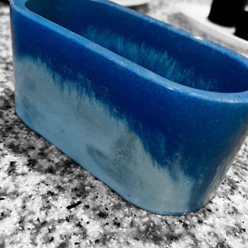 Egyptian blue - Planter by Tiffany Clayton