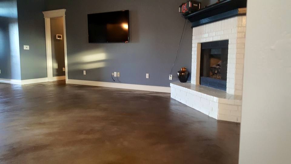 Driftwood Vibrance Concrete Floor