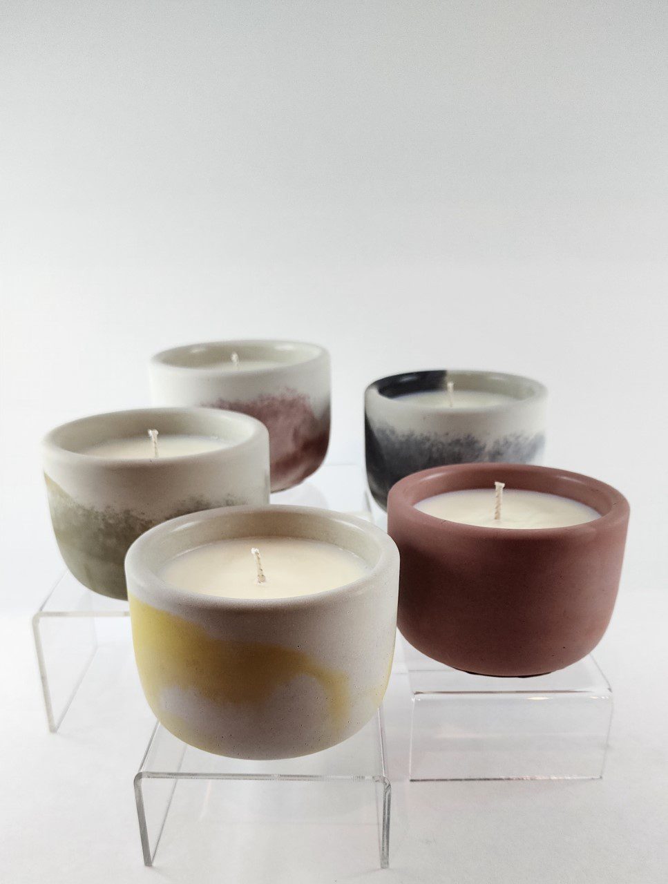 Concrete Candle by Raven Candle Co.