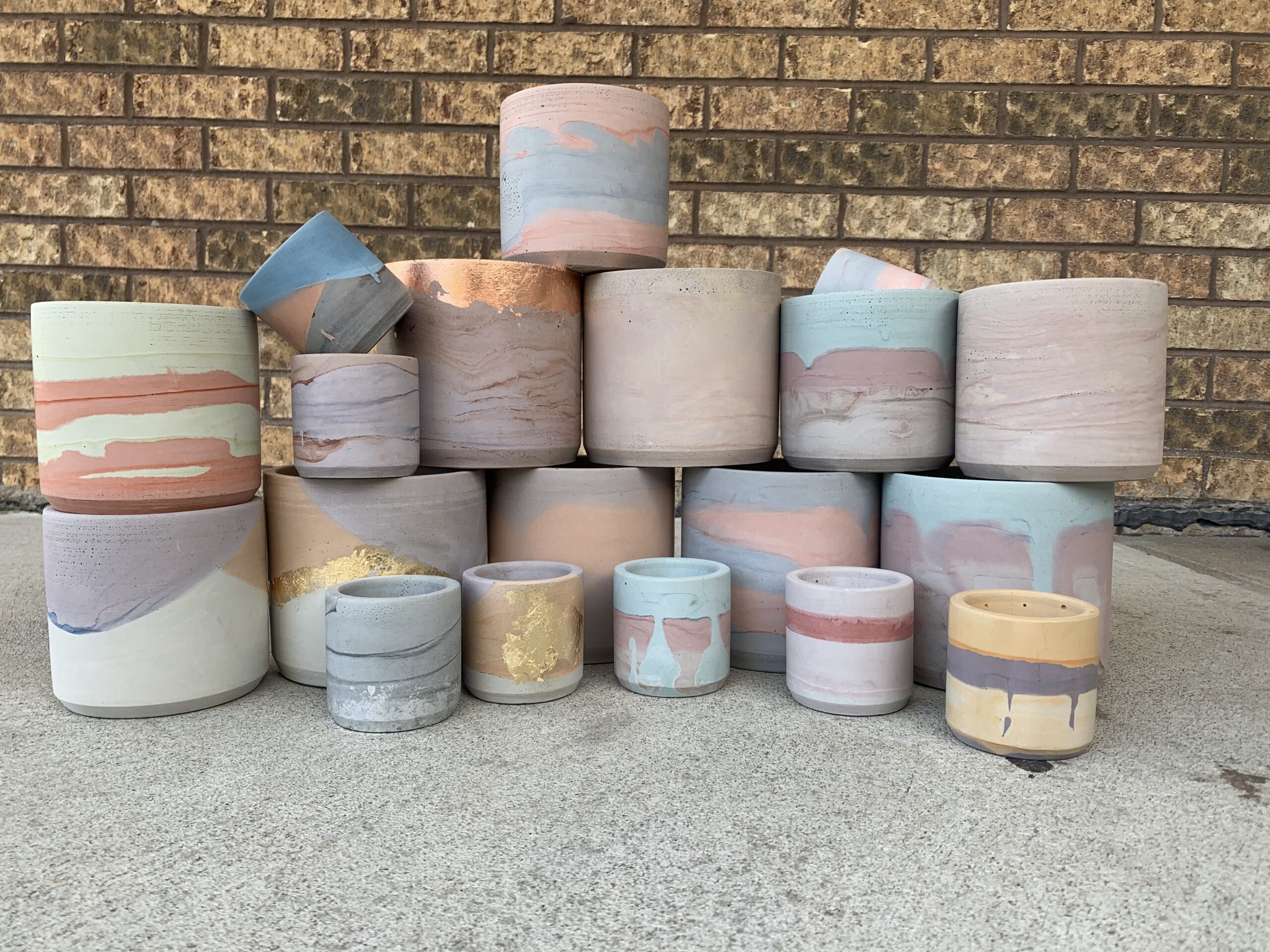 Concrete Planters by Rio Lane Designs