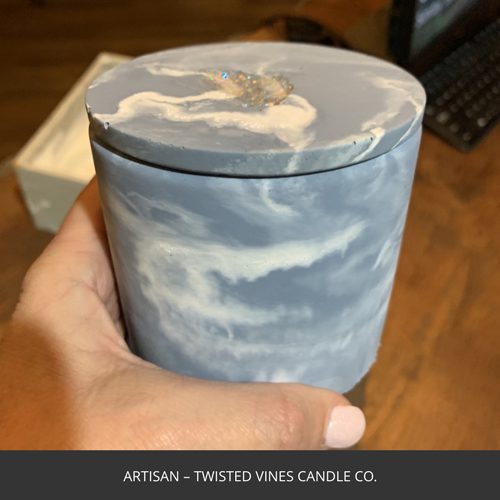 Autumn Bonfire 7 oz Concrete Candle