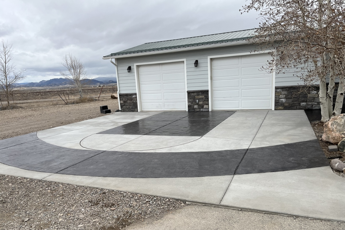 black EasyTint tinted sealer, featuring basketball court lines and accents